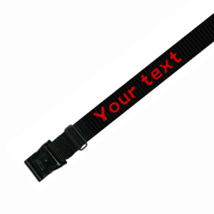 25 mm JQ strap with black buckle