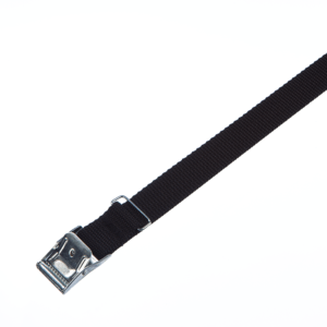 Arno strap 25 mm PP black with bright buckle