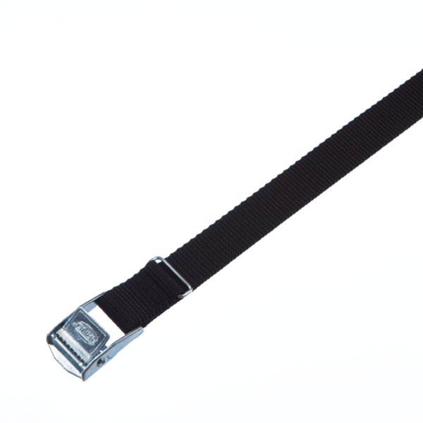 Arno strap 25 mm PP black with cast cam buckle